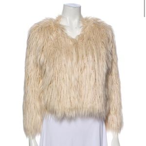 Mother faux fur jacket. Excellent condition - super chic